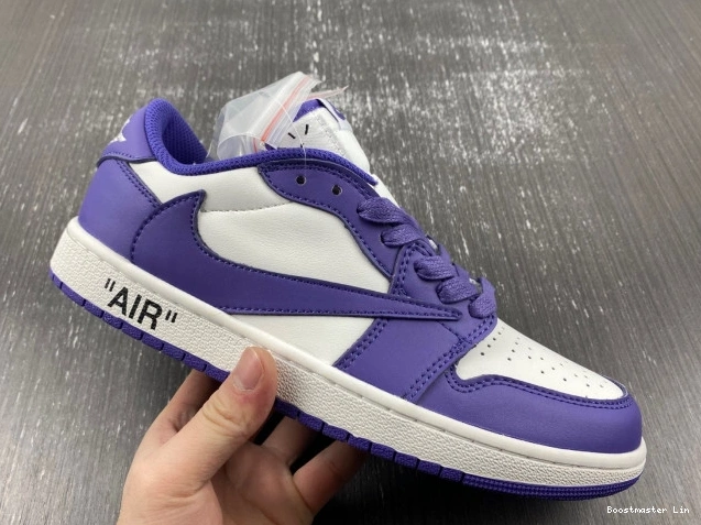 Boostmaster lin X X CUSTOM OFF-WHITE SCOTT 1 AIR TRAVIS JORDAN DM7890-386 0715